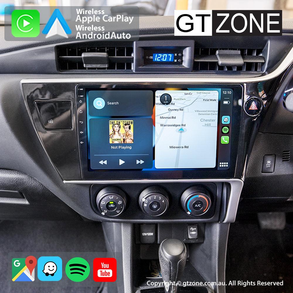 Toyota Corolla Sedan Head Unit Upgrade Kit (2017-2019) - 10inch Wireless MultiTouch Smartscreen with Apple Carplay Android Auto