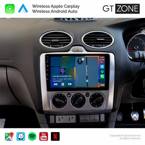 Ford Focus Carplay Android Auto Head Unit Stereo 2005-2011 9 inch
