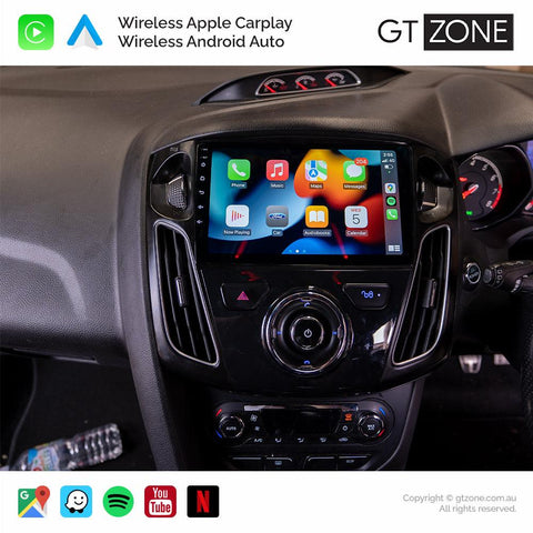 Ford Focus Carplay Android Auto Head Unit Stereo 2012-2018 9 inch