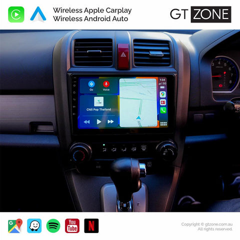 Honda CRV Carplay Android Auto Head Unit Stereo 2007-2011 9 inch - gtzone