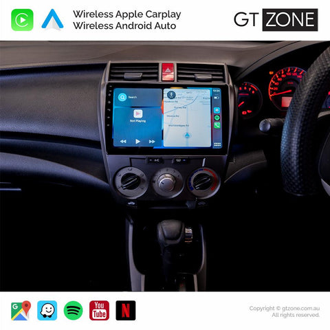 Honda City Carplay Android Auto Head Unit Stereo 2009-2012 10 inch - gtzone
