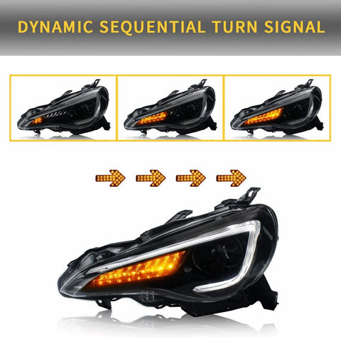 Toyota 86 Subaru BRZ 2012-2021 - Vland Sequential Head Lights