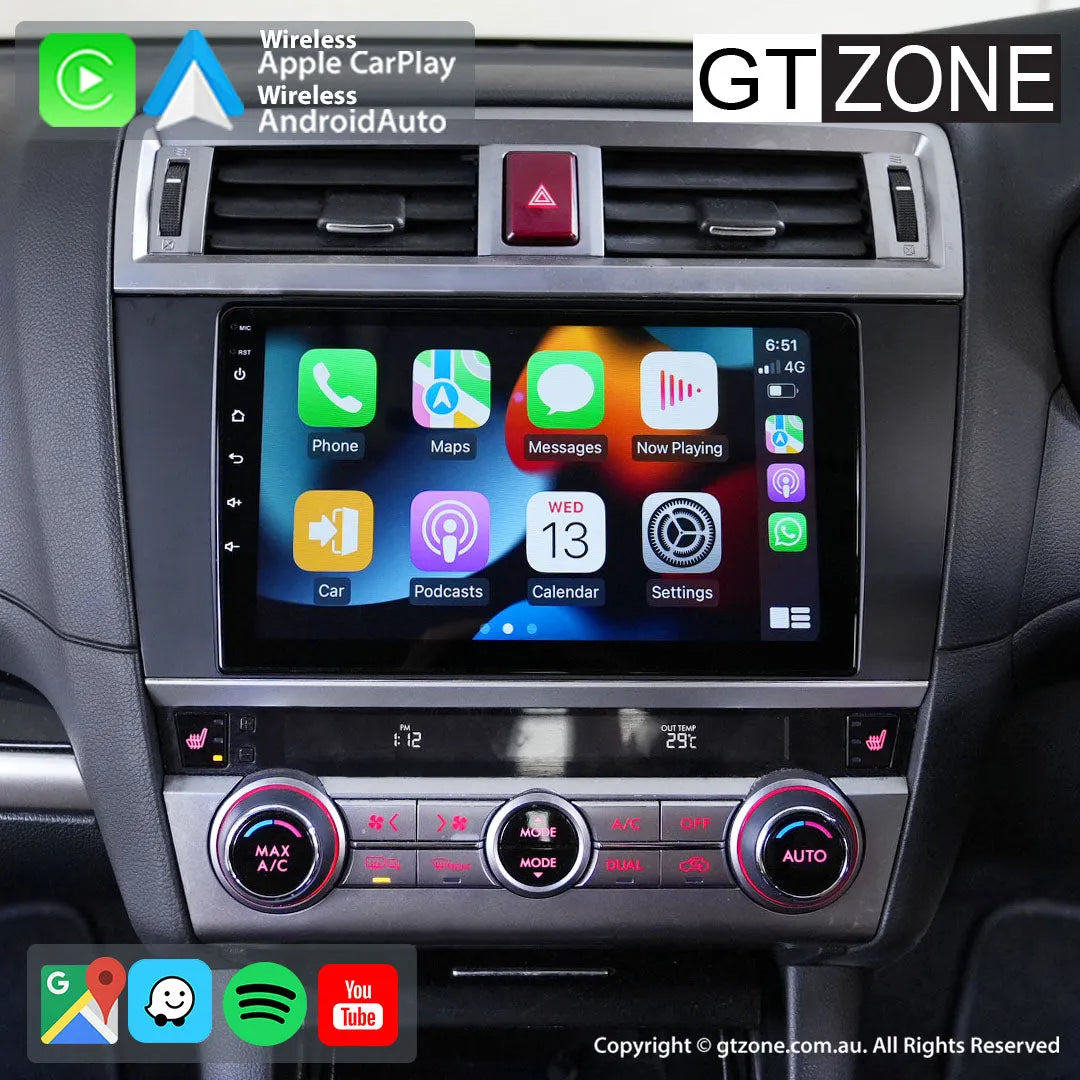 Subaru Outback Liberty Head Unit Upgrade Kit (2015-2020) - 9inch Wireless Apple Carplay Android Auto (Copy)